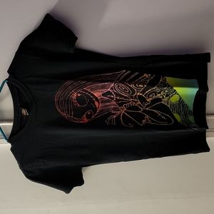 Medium Nightmare Before Christmas black t-shirt